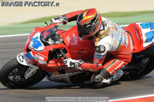 2008-05-11 Monza 0797 Supersport - Matthieu Lagrive - Honda CBR600RR